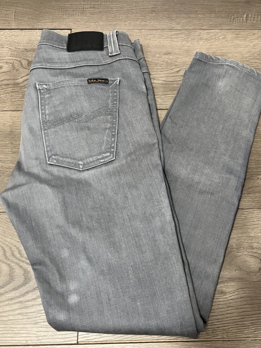 Nudie Jeans Co Men Lean Dean Dry Granite W31 L32